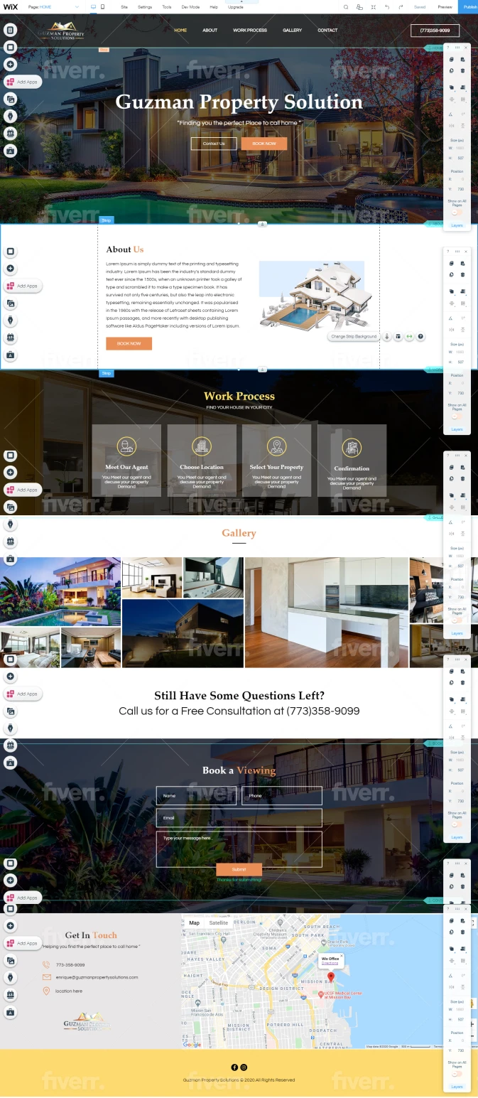 Will design and redesign professional business wix website