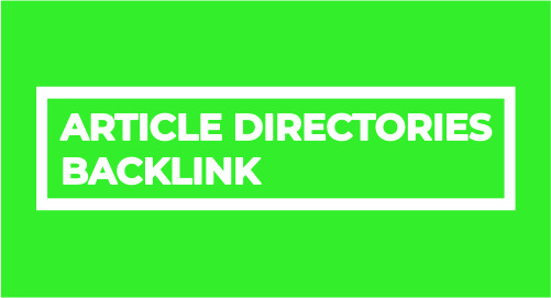 Provide 500 Article Directories Backlinks contextual backlinks