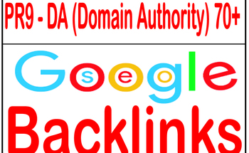 Provide PR9 - Domain Authority 70+ backlinks