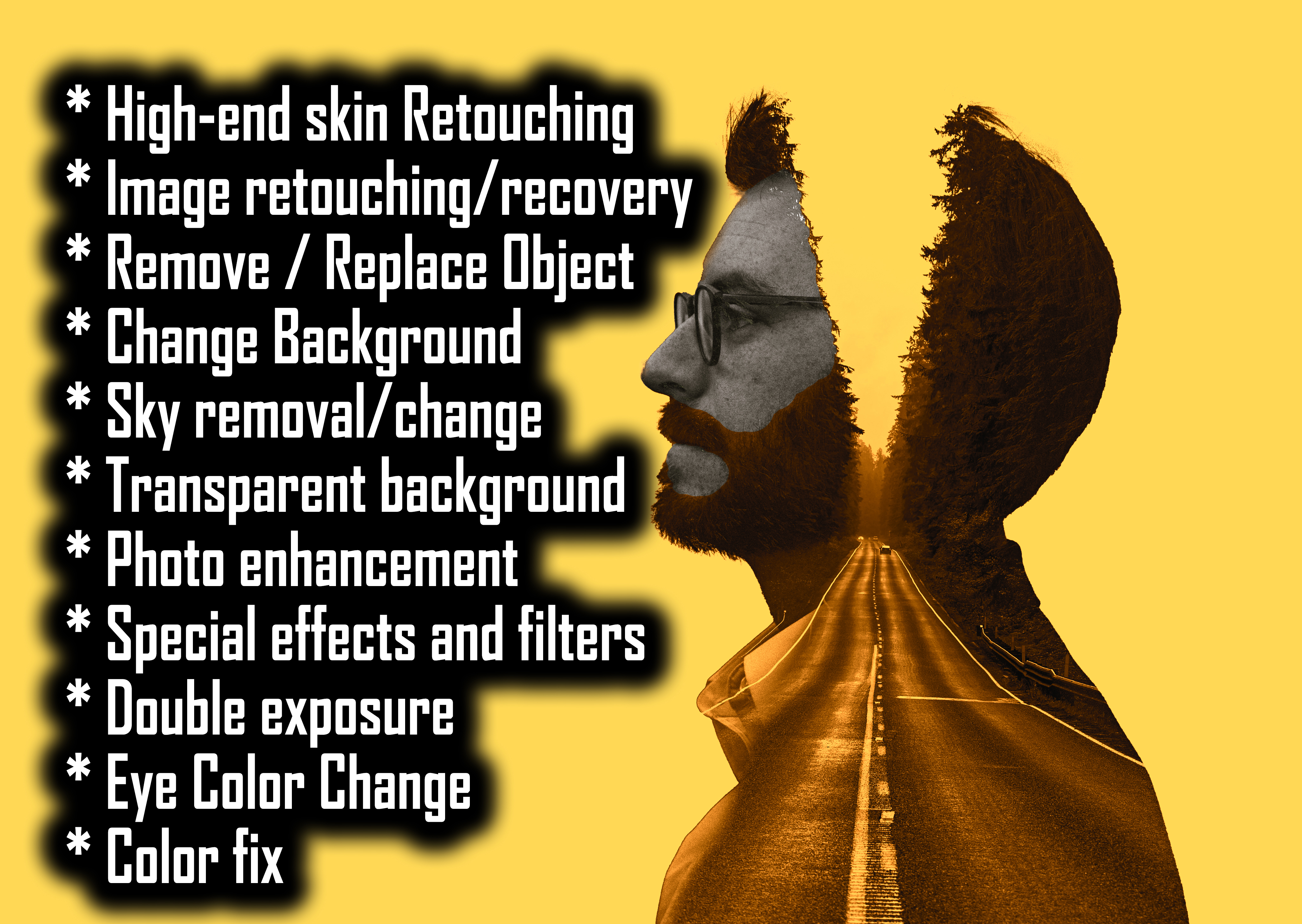 I will do any professional picture editing using Adobe PS