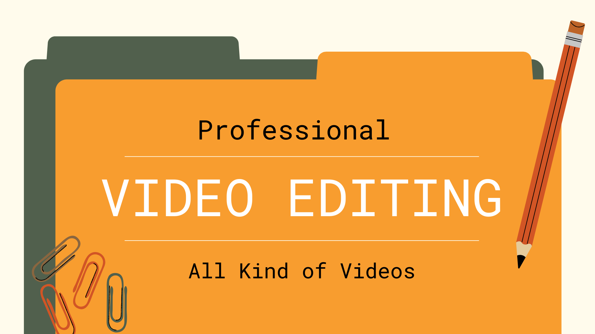 I will do professional video editing, animation and ...