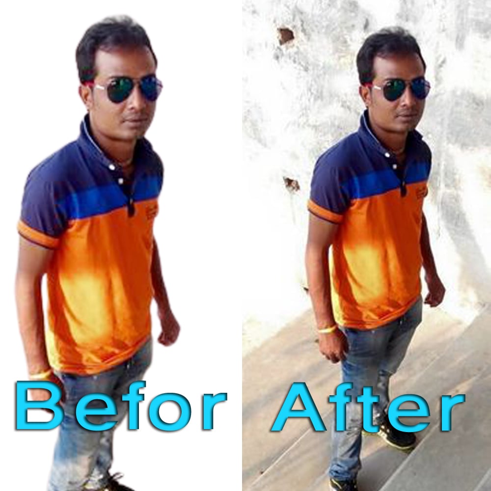 I can change all kinds of backgrounds in masking still images.