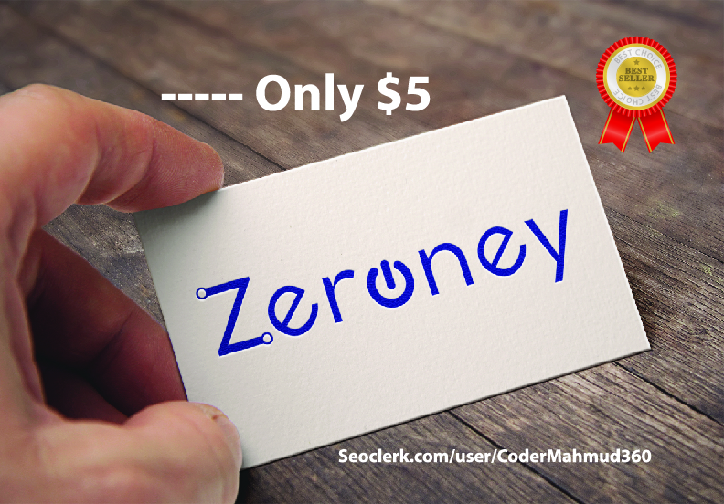 I will design a unique simple logo design