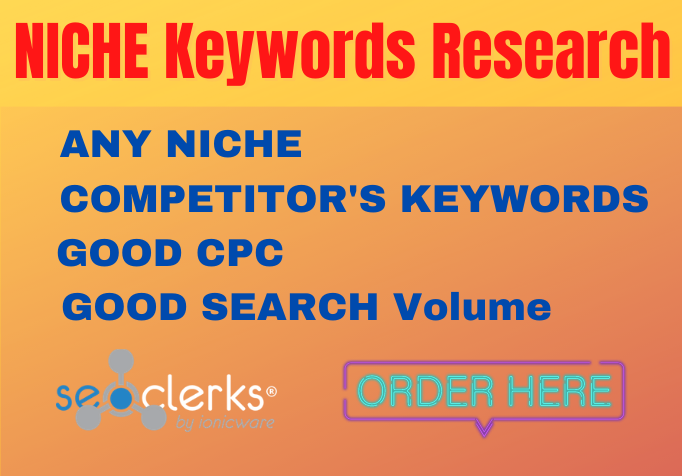 I will do longtail keyword research with low competition and high volume searc