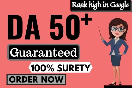 I will increase moz domain authority increase moz da 50 plus.