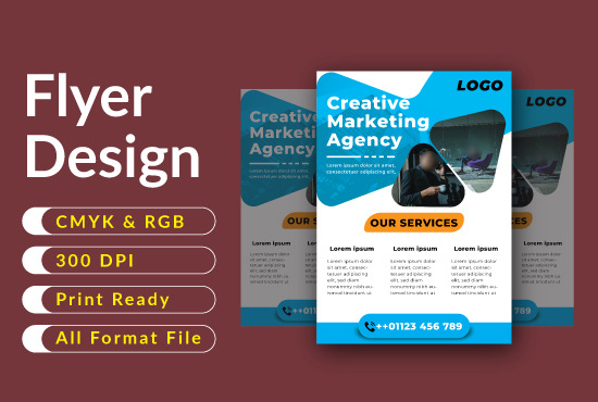 I will design Business logo and flyers.