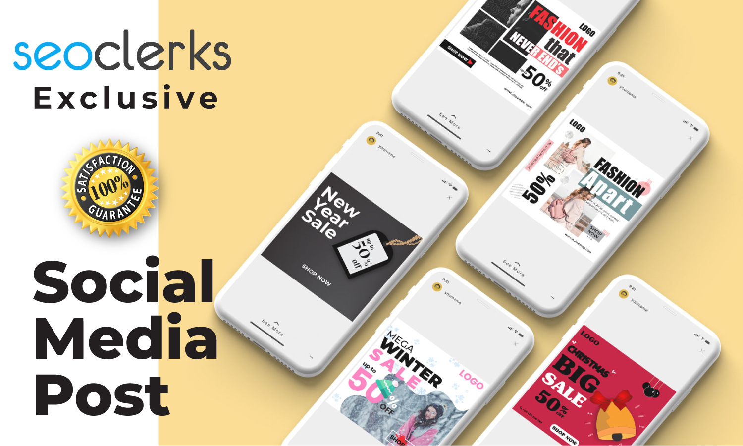 I will do social media post design