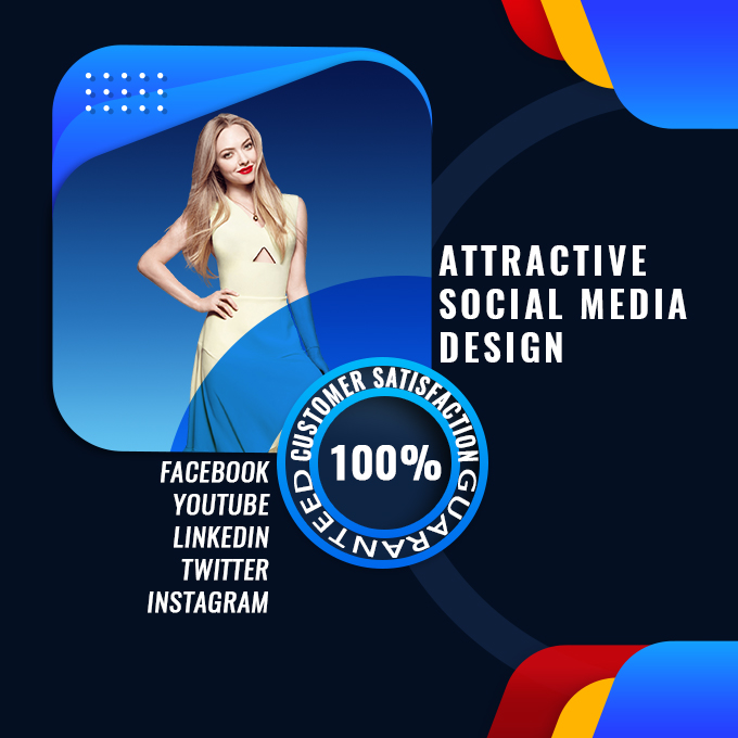 I will design attractive social media kit.