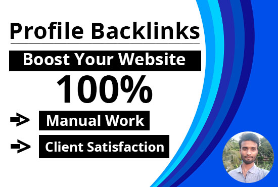 I Will Do 150 Manually High Authority Profile Backlinks