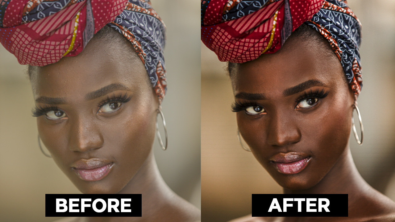 Retouch photo and edit professional image in one day