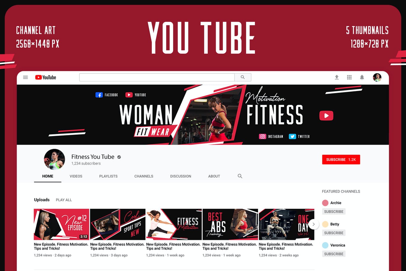 I will design an outstanding YouTube Banner or Cover Design