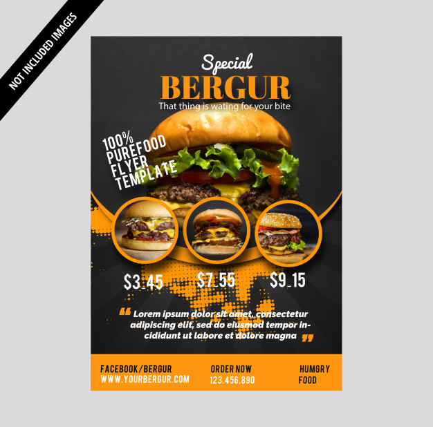 I will design amazing food & restaurant's Flyer 