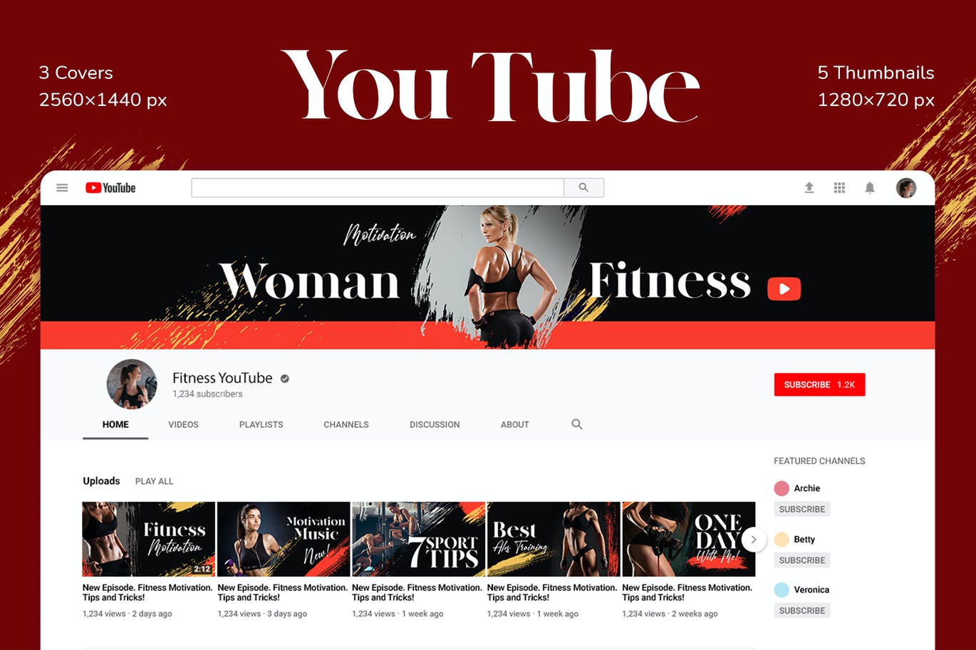 I will design an outstanding YouTube Banner or Cover Design