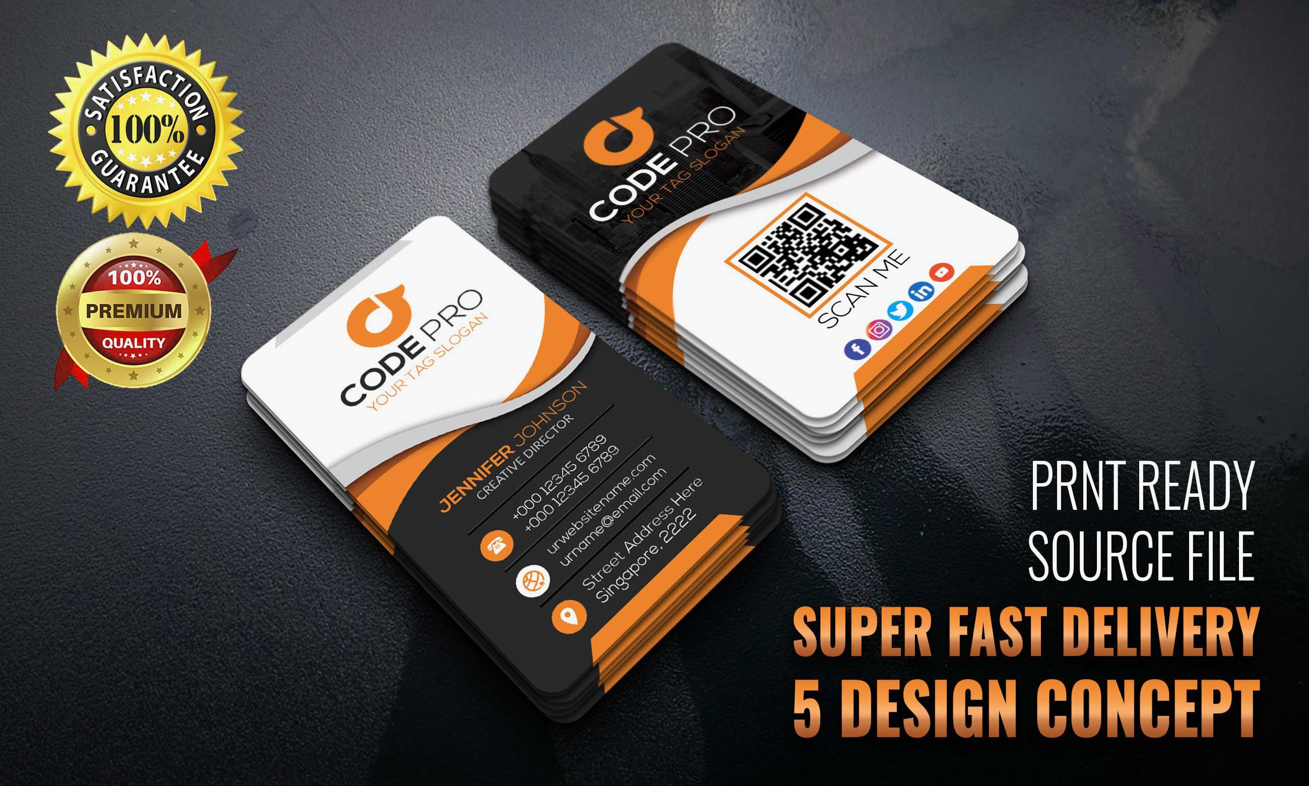 I will design unique and professional business cards and stationery