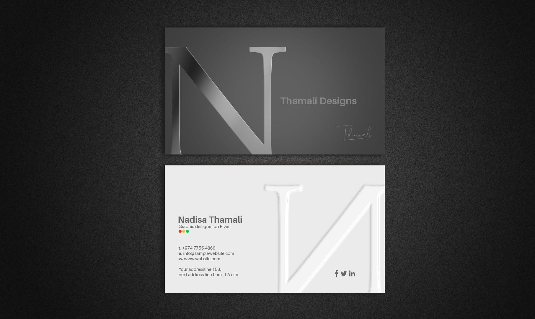 I will design unique and professional business cards and stationery