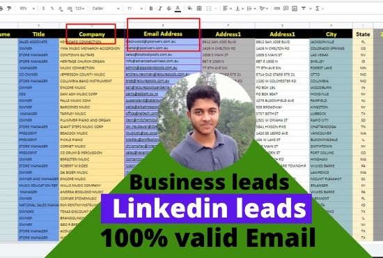 Targeted lead Generation and build a contact list by Using linkedin