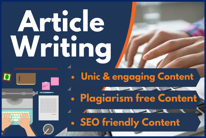 I will write 800 to 1000 unique words article writing