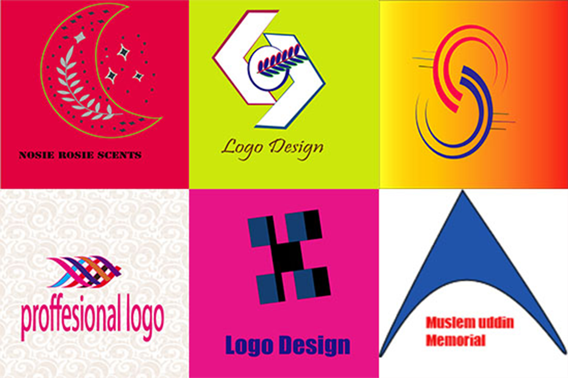 i will Do modern minimalist flat logo design in 24 hours