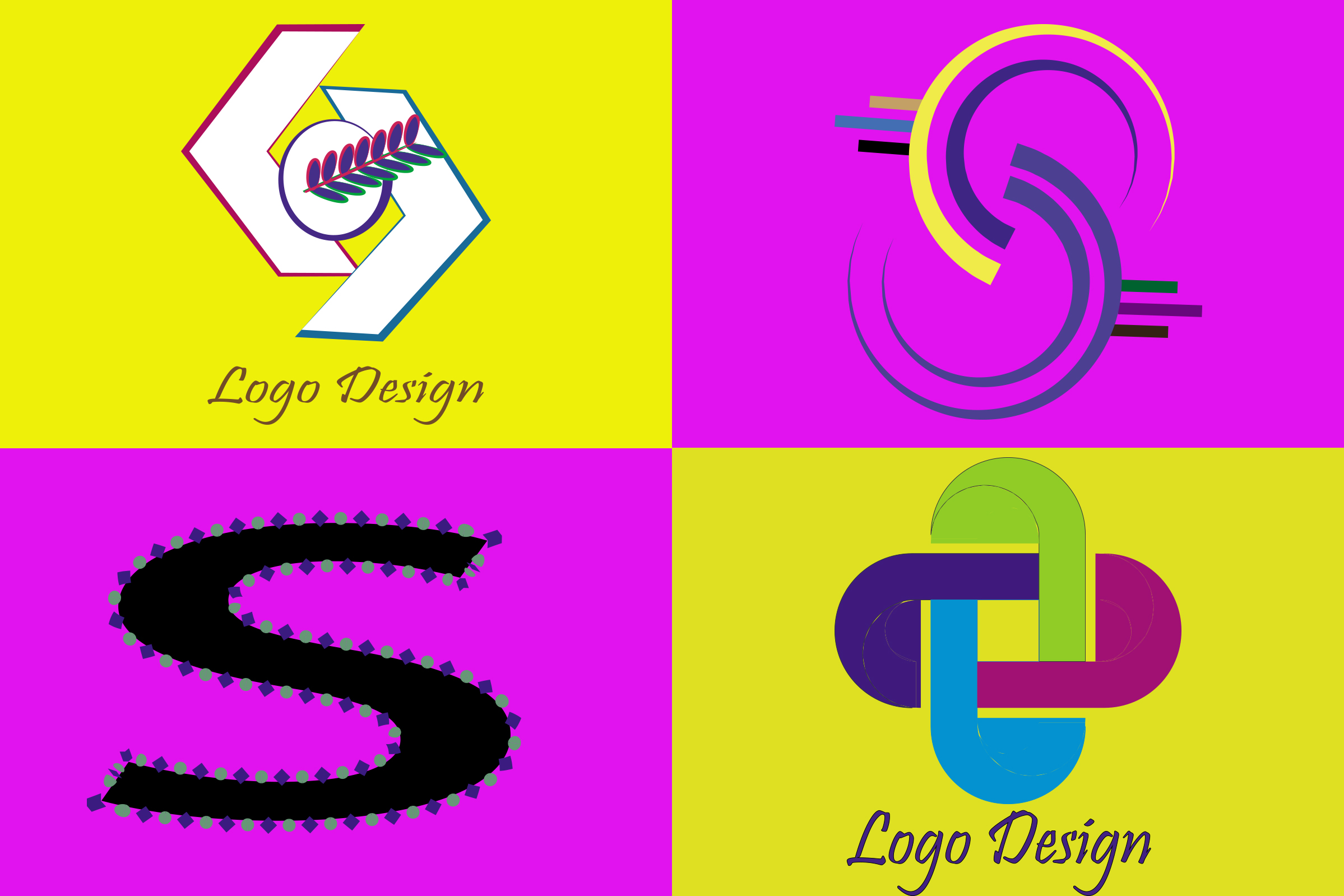 i will Do modern minimalist flat logo design in 24 hours