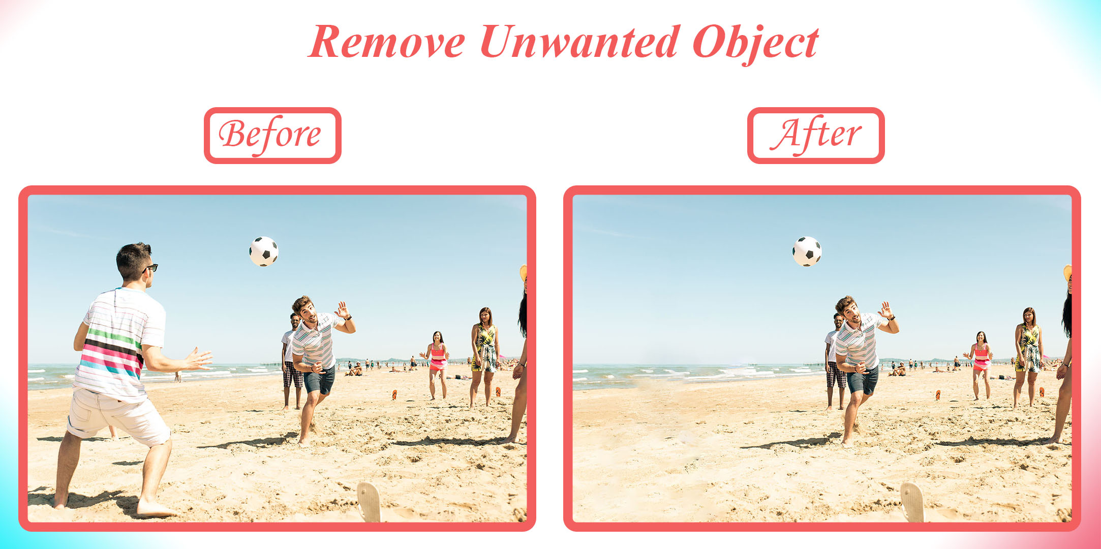 Remove object or person from any photo Perfectly