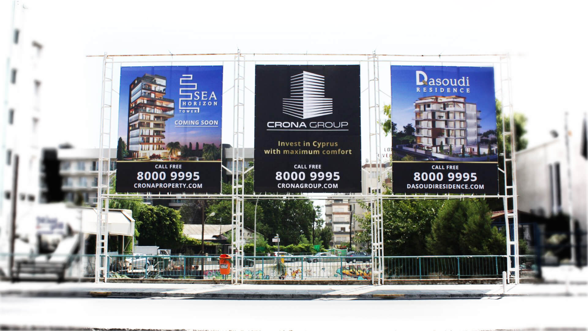 I will design your creative billboard, signboard, signage