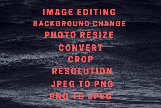 I will do image optimization & editing