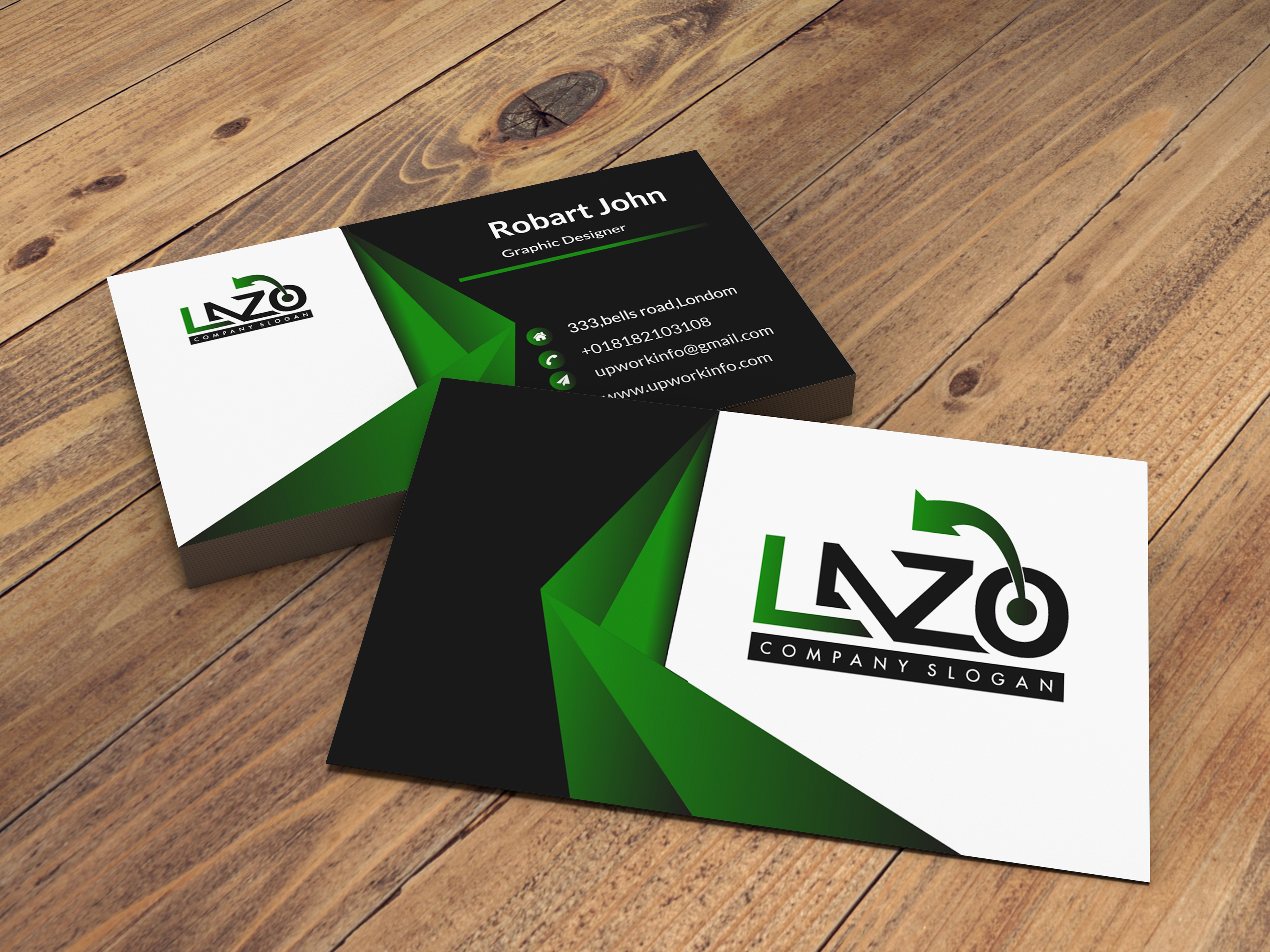I will design minimal and very unique business card for you