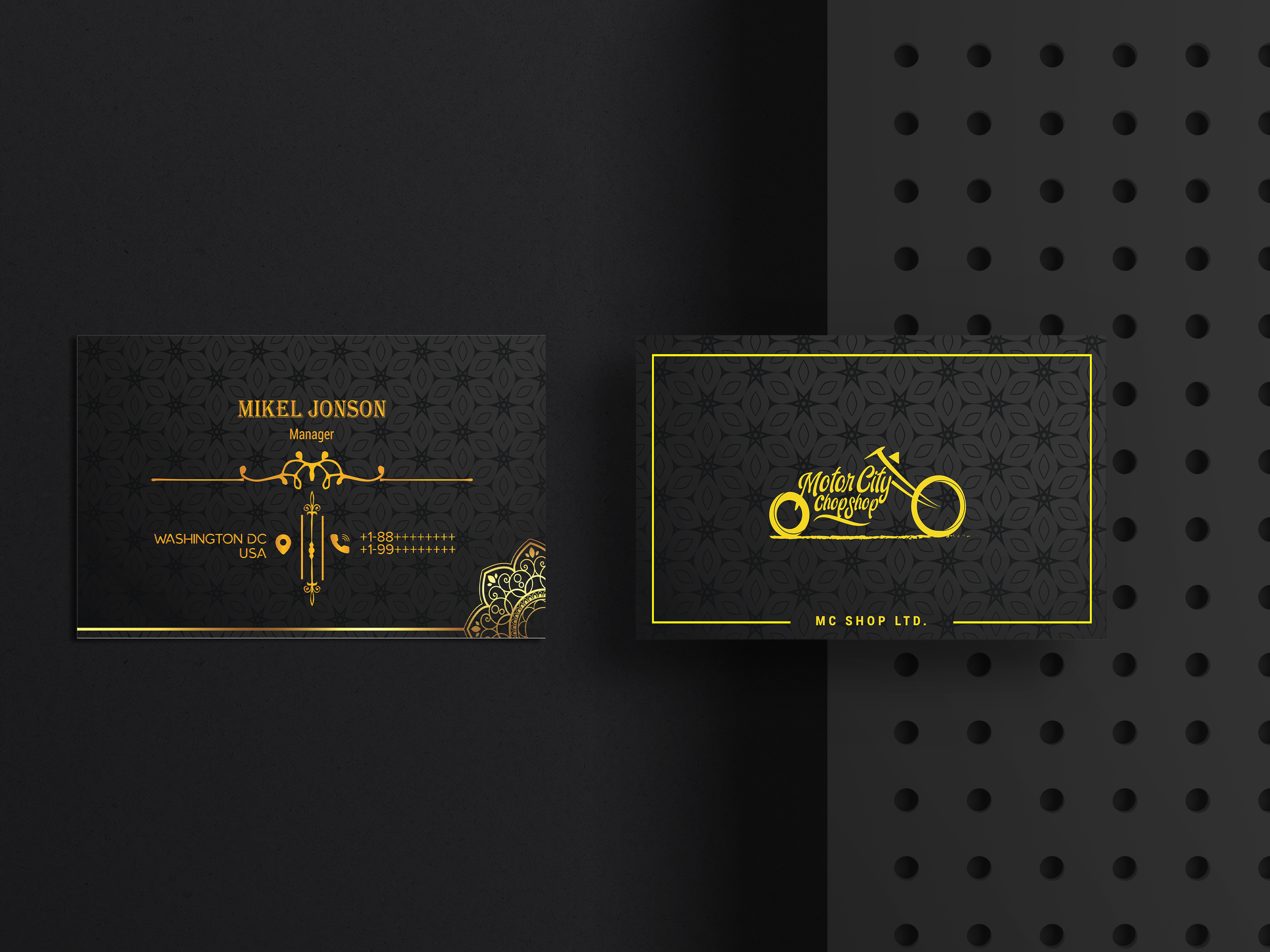 I will Design you unique Luxury Business Card for your business, company and many more