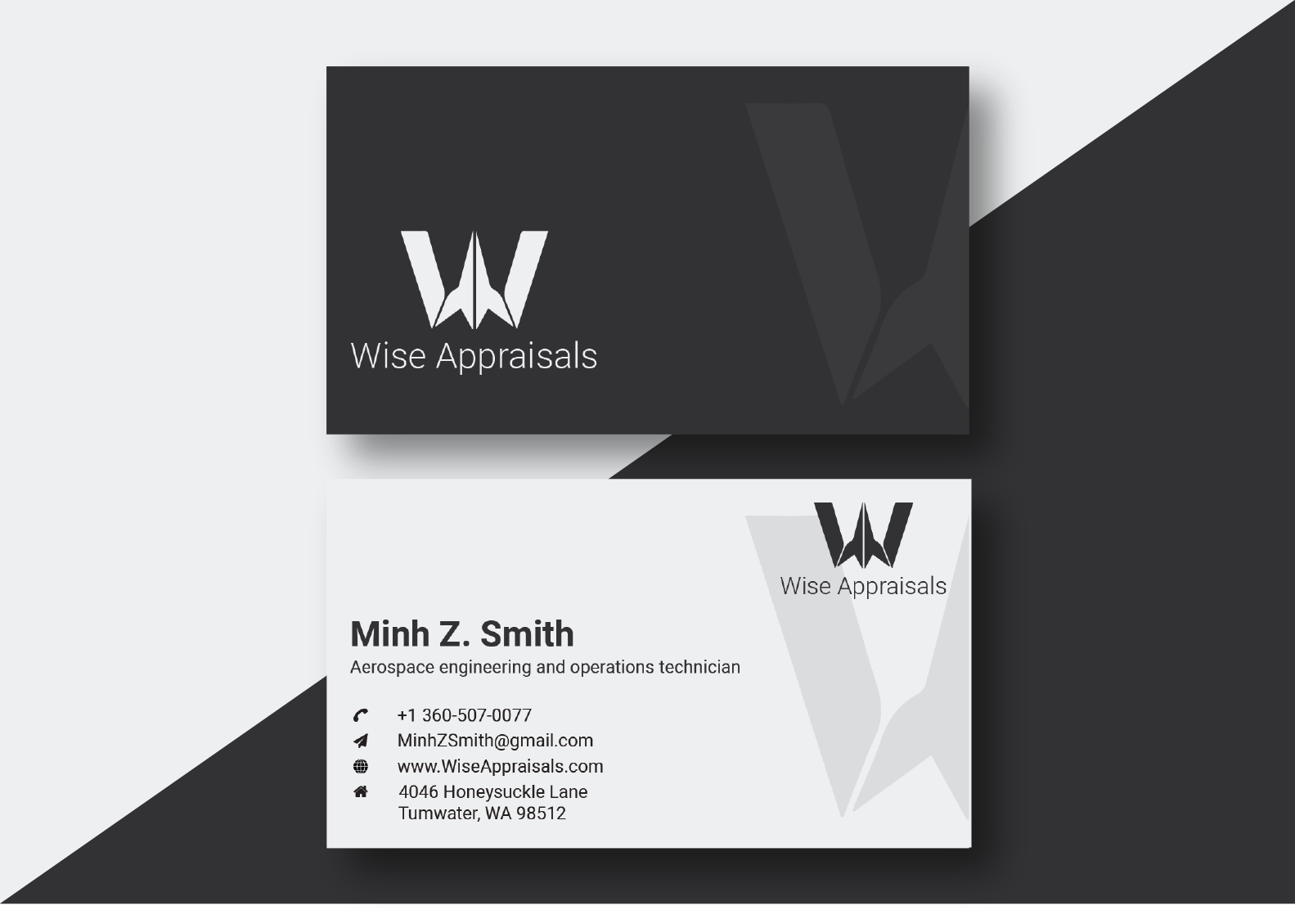 I will design unique minimal business card design