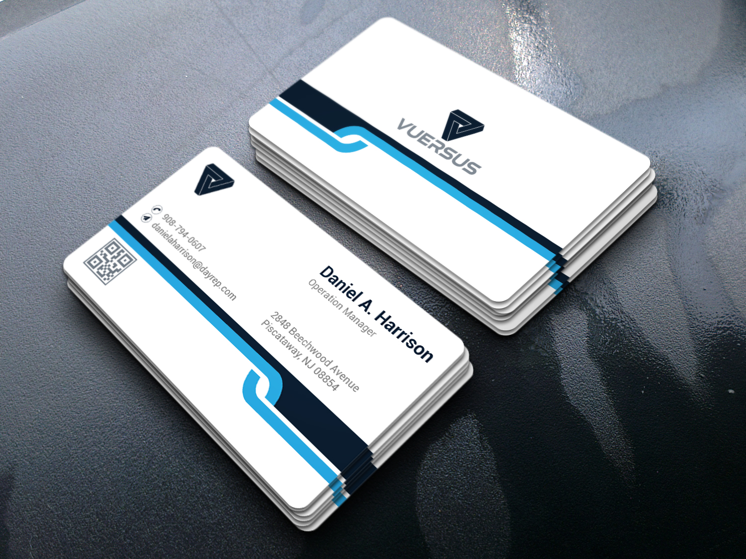 I will design unique dual sided business card print ready files