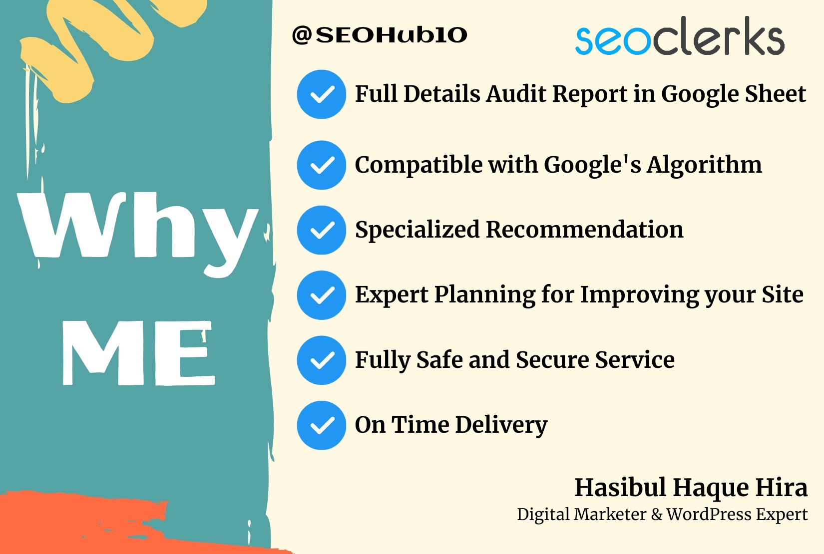 I will do complete website seo audit and provide an expert report