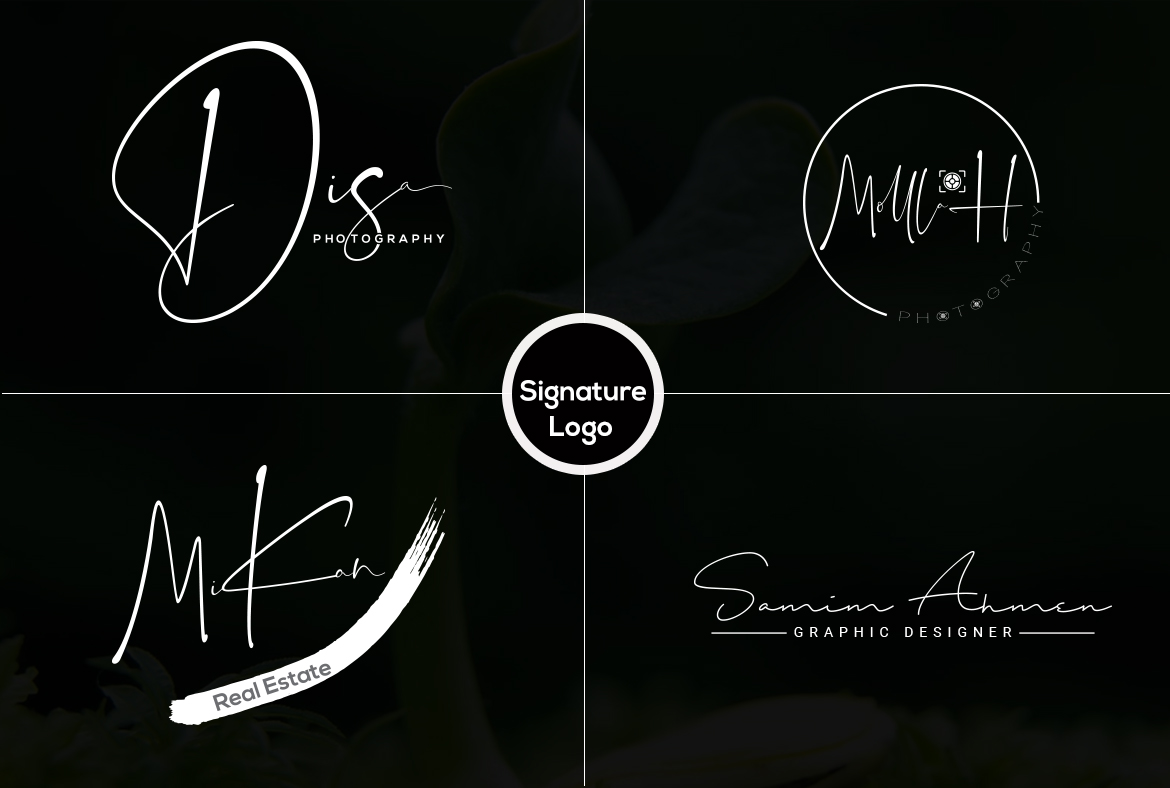 i will do signature logo design 