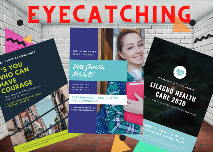 I will design creative flyers and bifold brochure