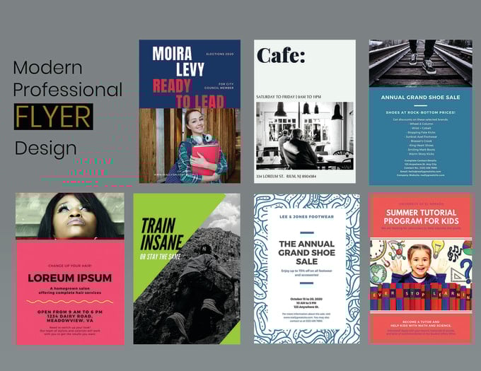 I will design creative flyers and bifold brochure