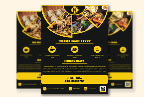 I will provide any kind of flyer design service