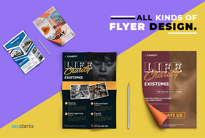 I will Professionally create all kinds of business and corporate flyer design