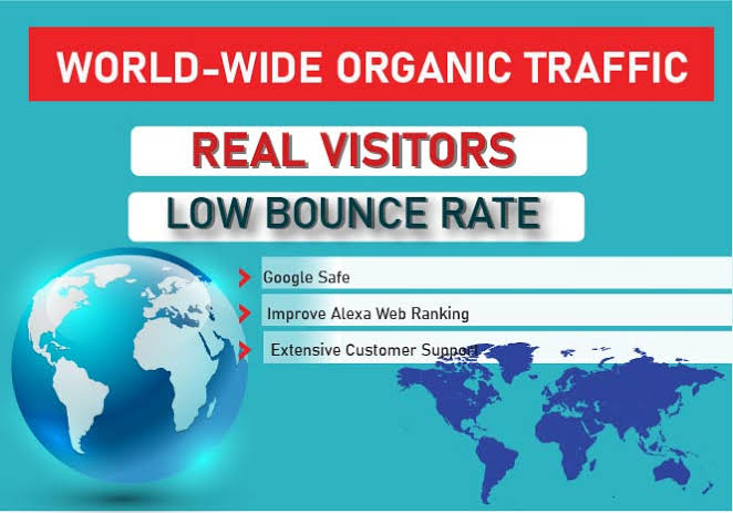 100k worldwide traffic to improve your ranking websit...