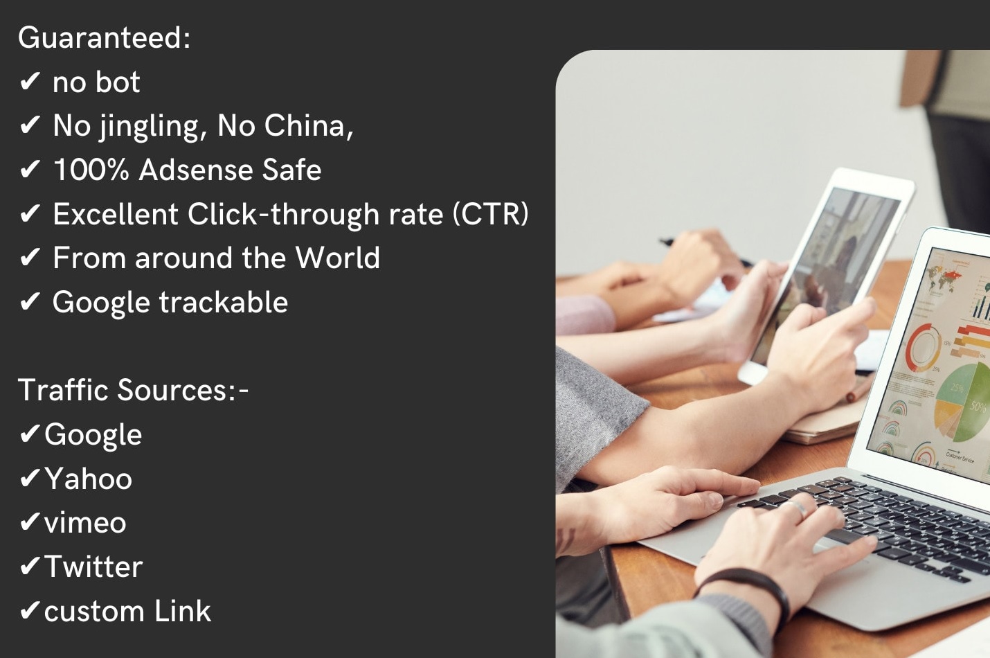 I will drive 2000 organic USA targeted traffic to your web or blog site