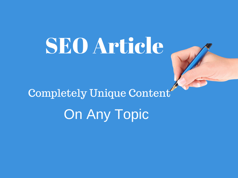 I will write 1000 words SEO optimized article on any niche for your blog