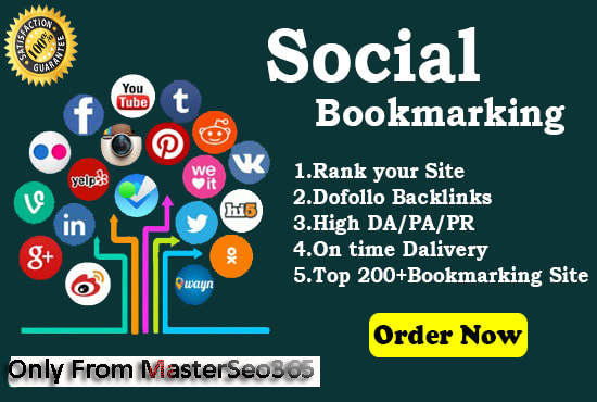 I will backlink your site to 25 social bookmarking site