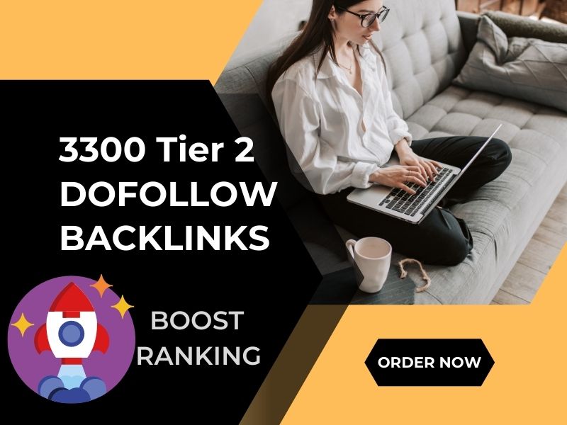 Rank Boost on 3300 Tier 2 dofollow seo backlinks linkbuilding