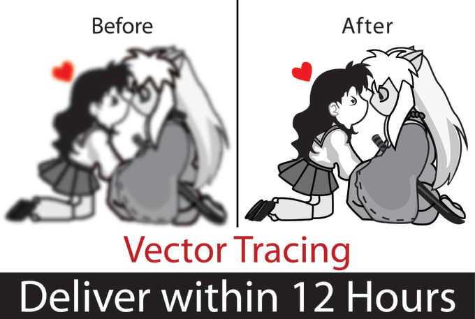 I will vector tracing logo image and convert high resolution graphic (low quality image convert high
