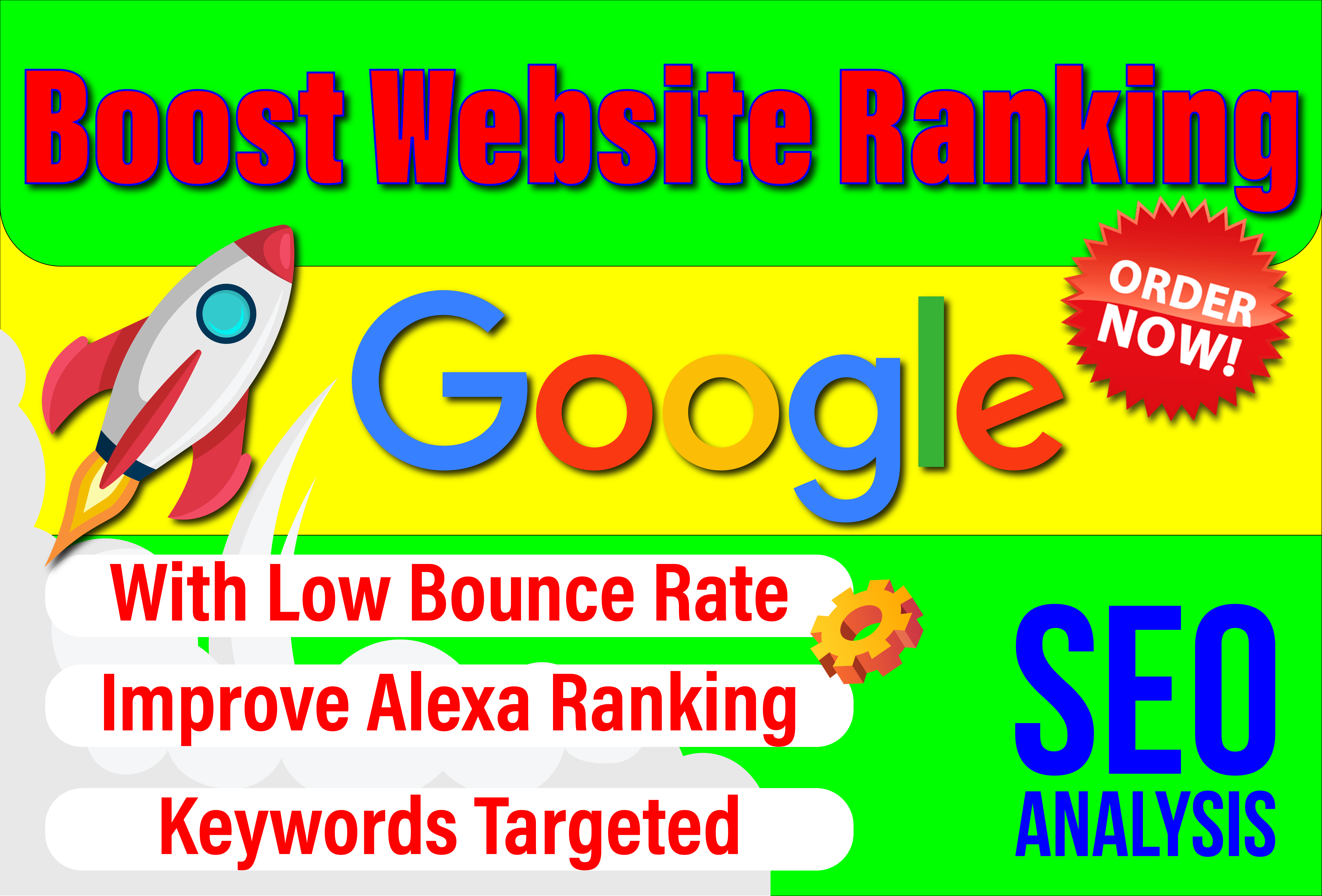 I'll push SEO targeted USA organic traffic, for website ranking on google	