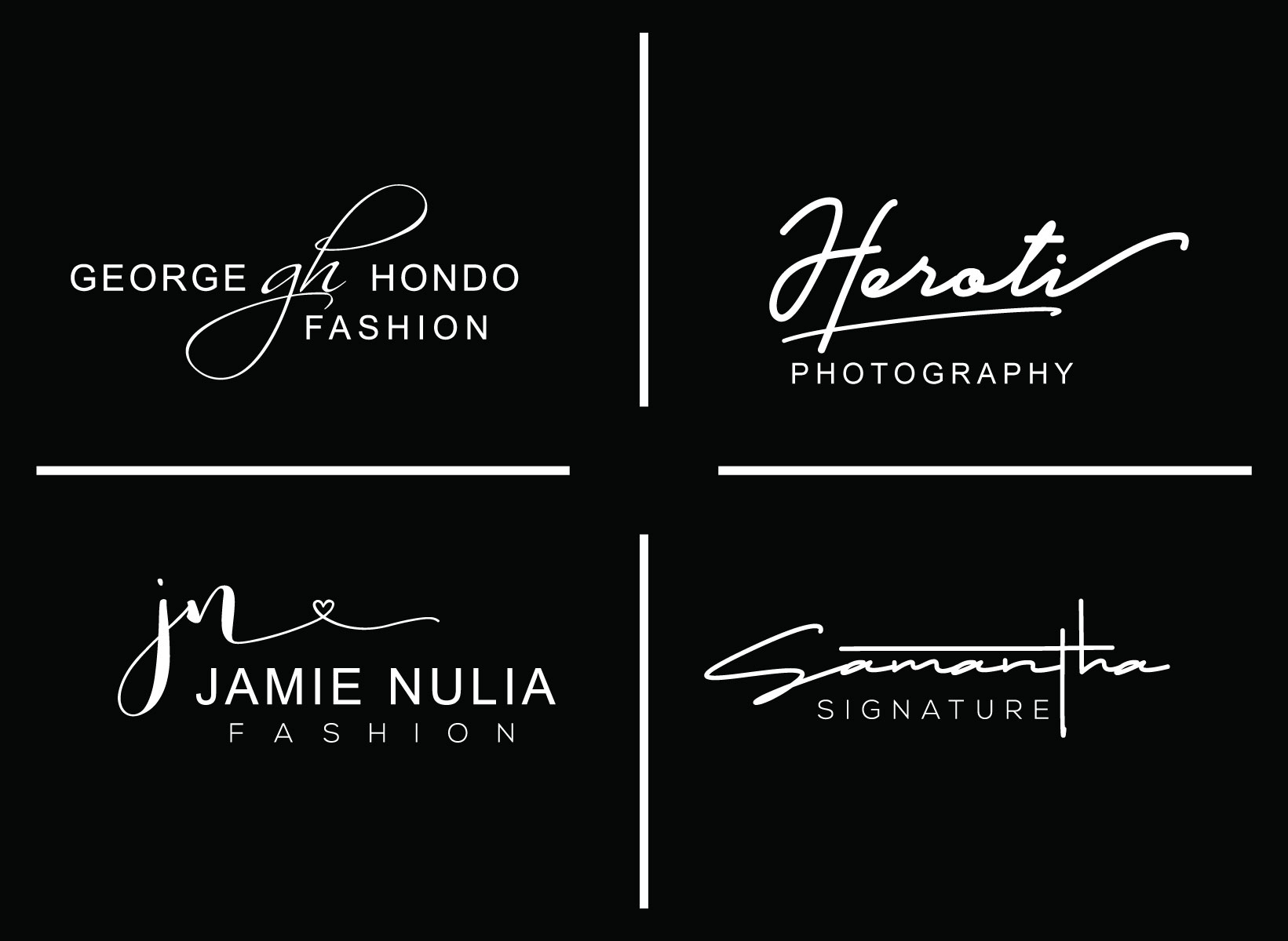 i will Do signature photography fashion Boutique logo design for $5 ...