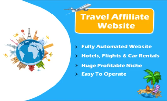 I will create fully automated travel website for inco...