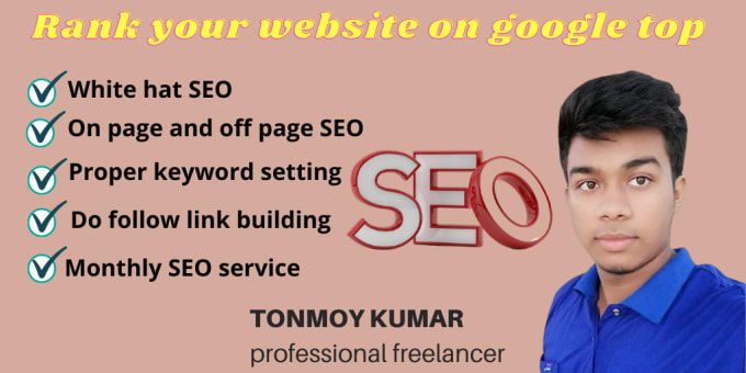 I will do complete seo services to rank your website on google top