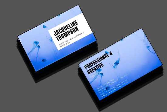 I will create awesome business card for you