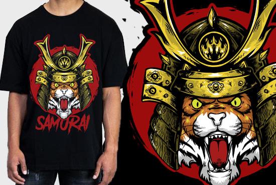 I will make animal illustration for t shirt clothing