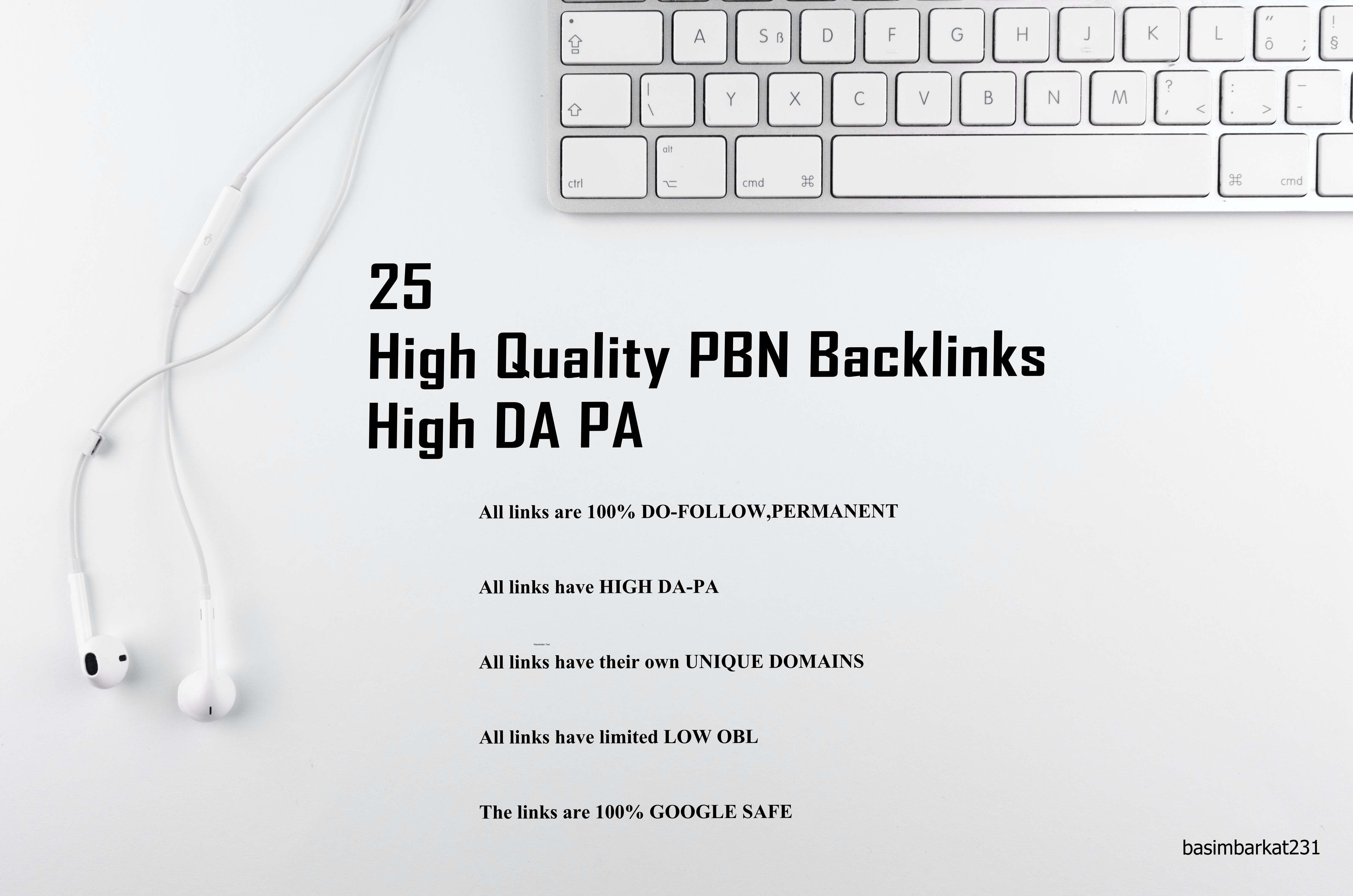 I will make 25 high quality pbn backlinks high da or high pa