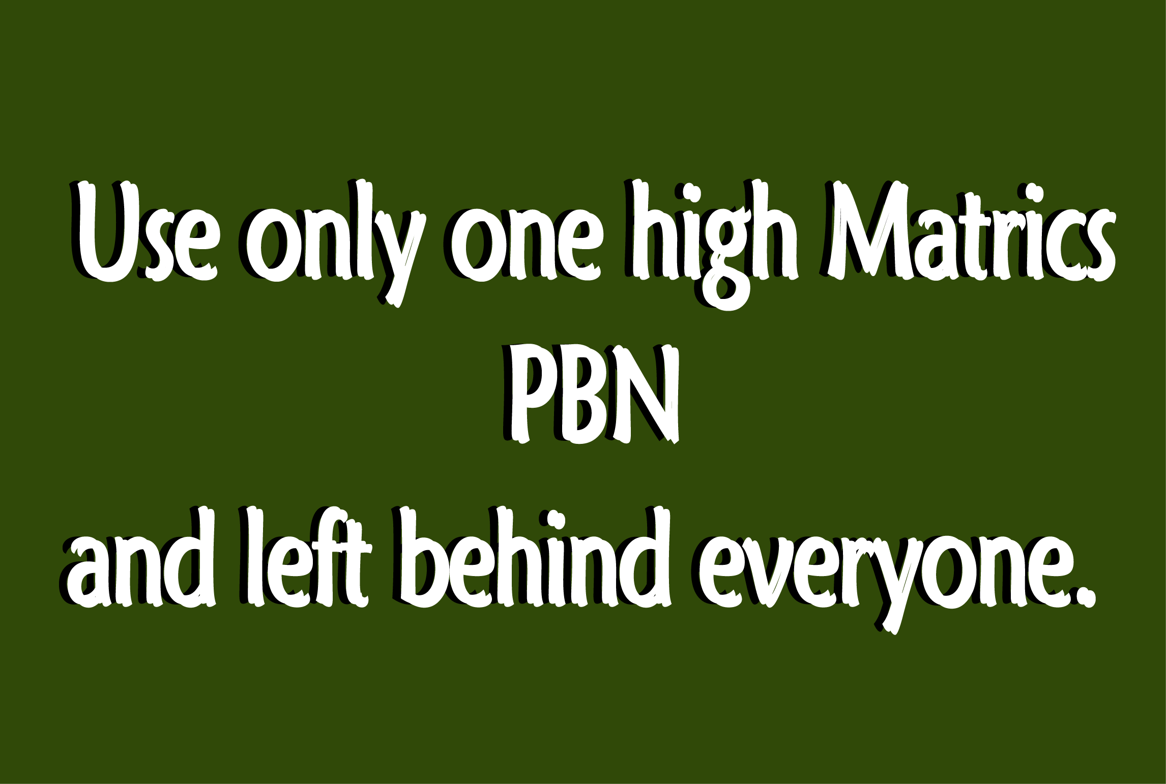 Build 5 High Metrics Homepage PBN Backlinks